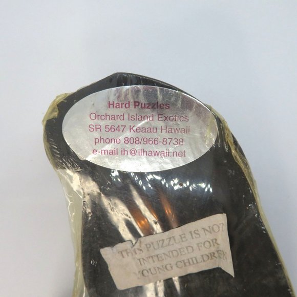 Vintage Wooden Parrot Puzzle Small 8 x 4 Made in Hawaii New Old Stock - Picture 9 of 9